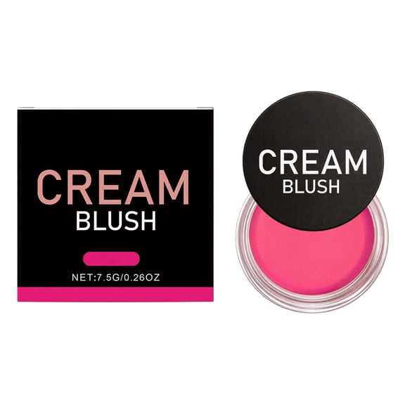 Silky Smooth Blush Moisturizing Natural Rosy Glow Orange Pink Red Even Color Payoff Luminous Finish 7.5g Makeup For Women Teens Daily Wedding Party Gift