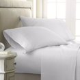 thumbnail image 1 of Silky Soft 1500 Series 4-Piece Bed Sheet Set Checkered Square Pattern Wrinkle Free, 100% , Full, White, 1 of 1