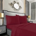 thumbnail image 1 of Elegant Comfort 1500 Series Soft 2pc PILLOW CASES, All Sizes and Colors, King Pillowcase Set, Burgundy, 1 of 7