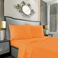 thumbnail image 1 of Silky-Soft 4-Piece Sheet Set, Queen - Elite Orange, 1 of 5