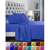 Silky-Soft 4-Piece Sheet Set, Twin/Twin XL - Royal Blue