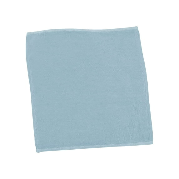 Silky Soft Baby Washcloth / Burp Cloth / Mouth Wipes - 100% Bamboo Rayon - 8 Pack - Powder Blue
