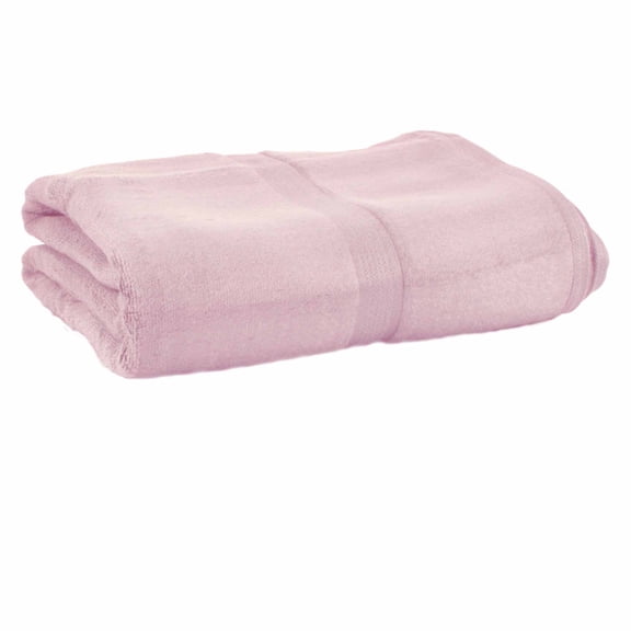Silky Soft Bamboo Oversized Beach Towel Bath Sheet - Extra Plush – Extra Strong Blend – Pink - 1 Unit