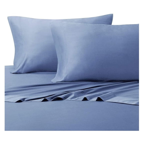 Silky-Soft Viscose from Bamboo-Cotton , King 4PC Bed Sheets Set, Periwinkle