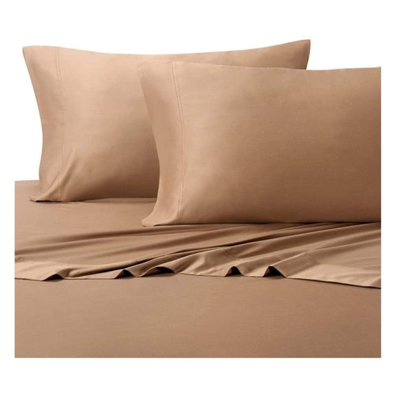 Silky-Soft Viscose from Bamboo-Cotton , King 4PC Bed Sheets Set, Taupe