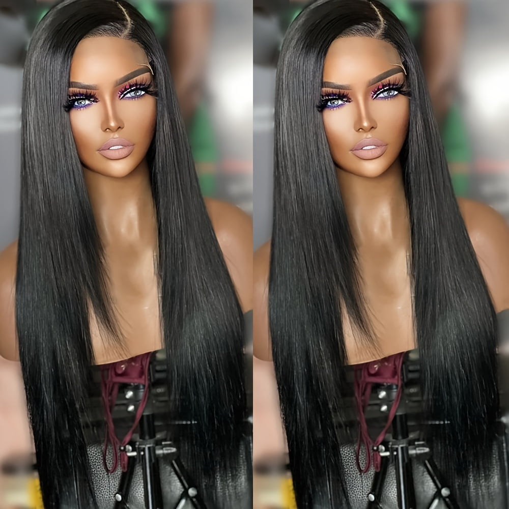 Long Straight Synthetic Wigs 26''