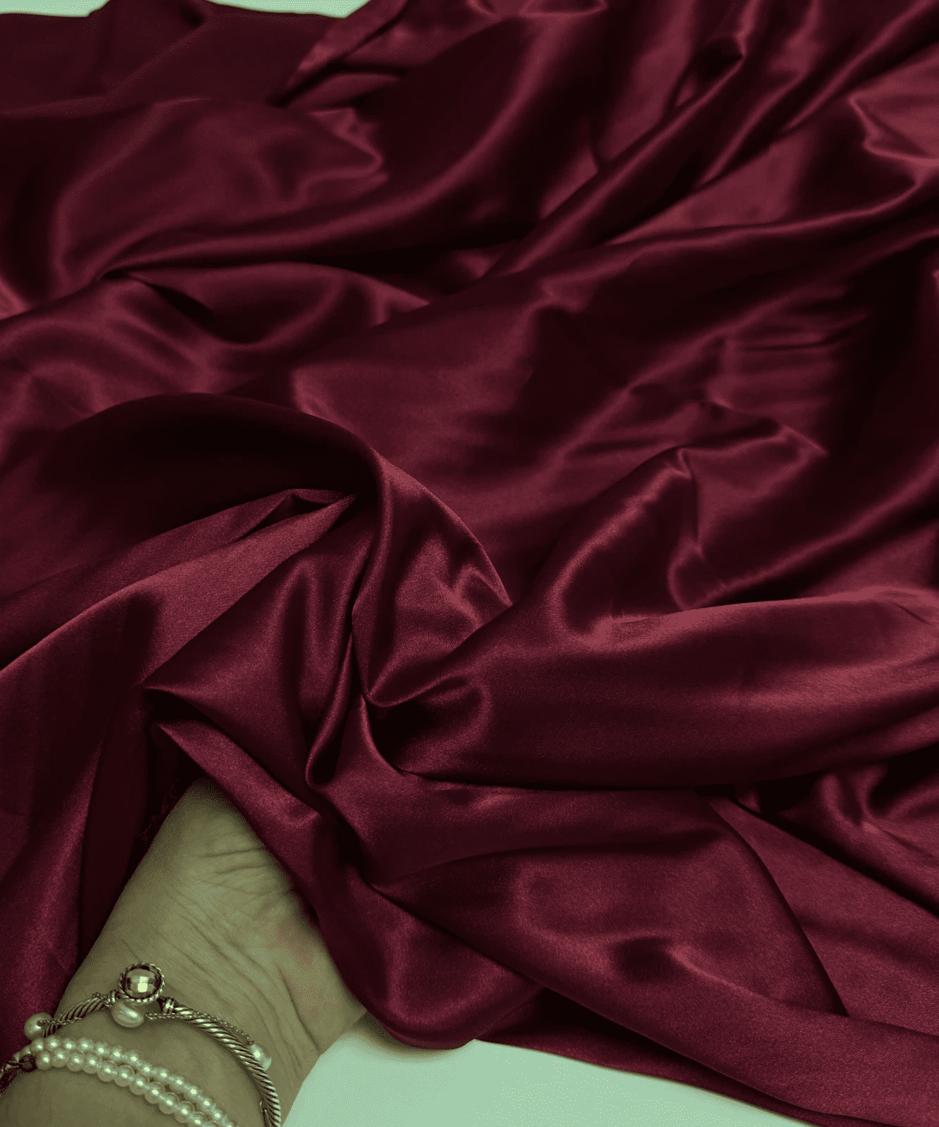 Enemy Territory Berry Satin Fabric By the Yard Pre Order
