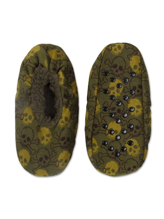 Silky Suede Boys' Skull Camo Babba Sock, 1 Pk