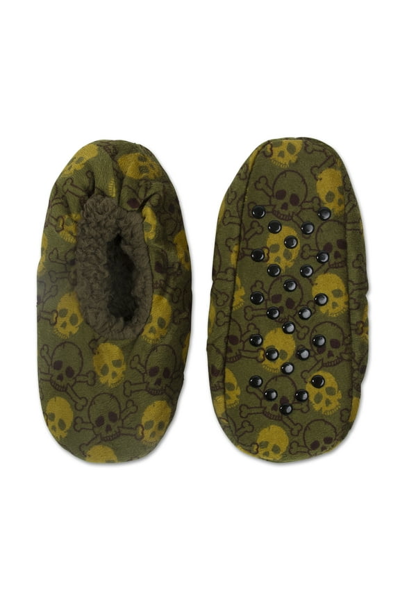 Silky Suede Boys' Skull Camo Babba Sock, 1 Pk