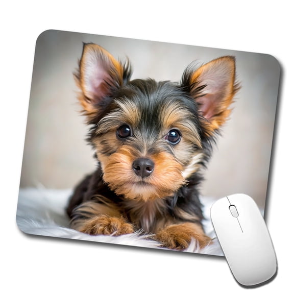 Silky Terrier Dog Puppy Photo Mouse Pad Low Profile Gaming Mat