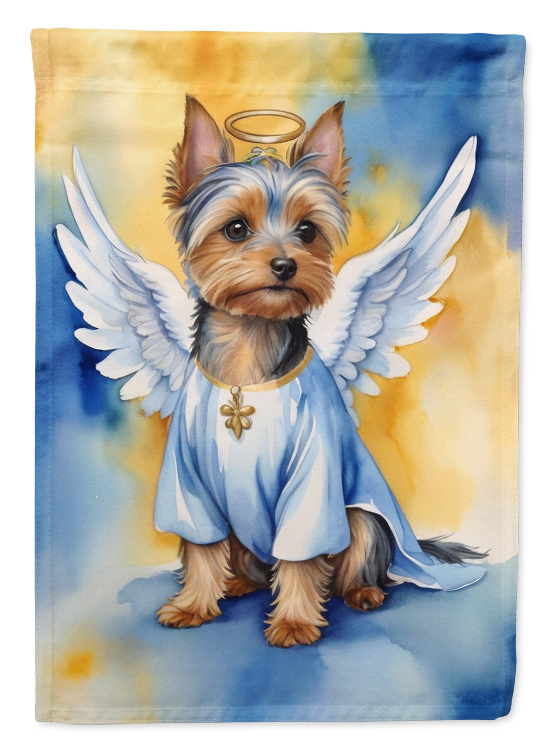 Silky Terrier My Angel House Flag 28 in x 40 in