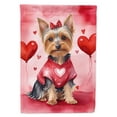 thumbnail image 1 of Silky Terrier My Valentine House Flag, 1 of 7