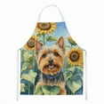 thumbnail image 1 of Silky Terrier in Sunflowers Apron 27 in x 30 in, 1 of 5