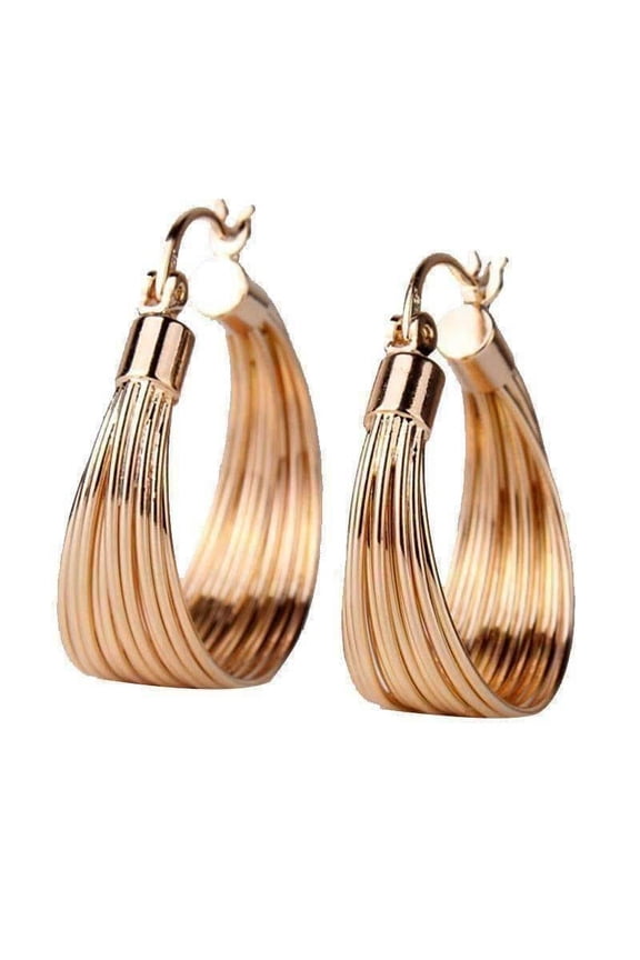 Hoop Earrings in Silver or Gold