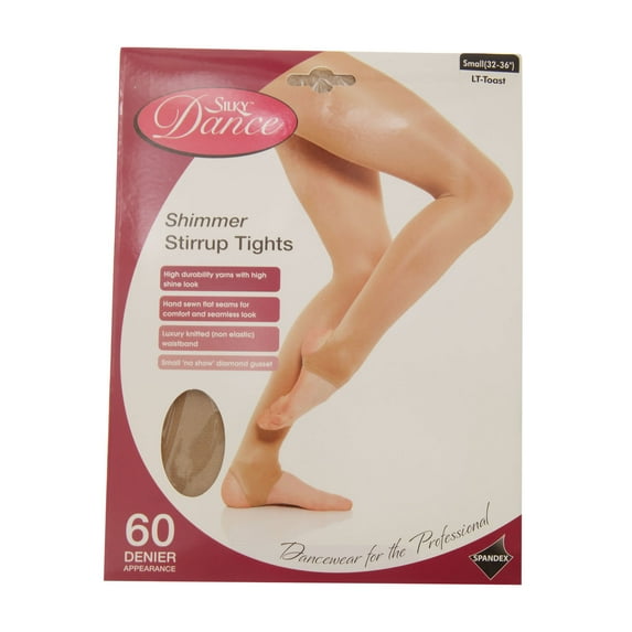 Silky Womens Dance Shimmer Stirrup Tights (1 Pair)