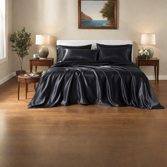Silky Wrinkle Free Sheets And Sheet Sets Twin Polyester Modern Home