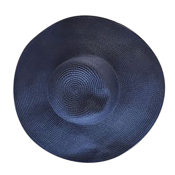 Sillenn Sun Straw Hat Wide Brim Upf 50 Beach Floppy Beach Hats for Women Uv Protection Summer Beach Hats Wide Brim Straw Hat Big Floppy Foldable Roll Up Cap Beach Sun Hat Upf 50+ Navy One Size