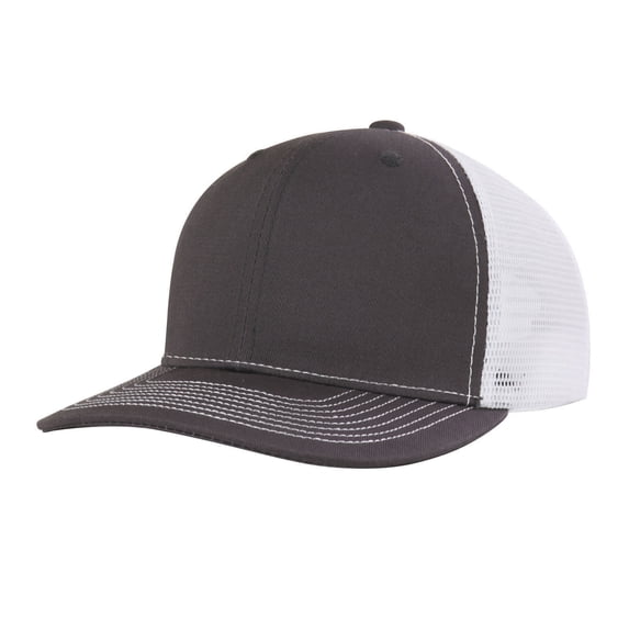Sillenn Unisex Structured Mesh Back Baseball Trucker Hat Adjustable Snapback Two-Tone Breathable Baseball Cap Structured Six Panel Blank Hats Wide Brim Summer Sun Hat Uv Protection Trucker Hat Grey