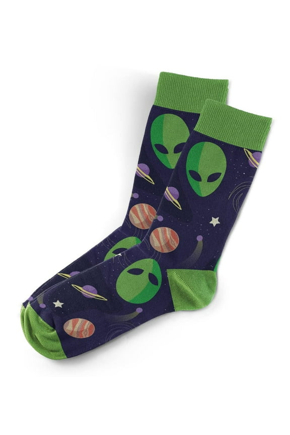 Alien And Planets Socks - Novelty Unisex Sock Set