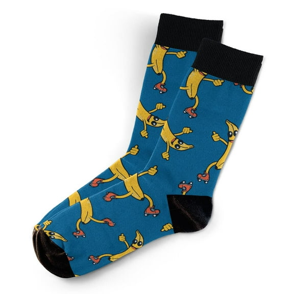 Sillies Socks Bananas Dancing Socks - Novelty Unisex Sock Set, Fun Unique Designs