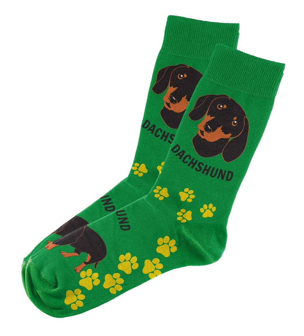 Sillies Socks Dachshund Socks Novelty Unisex Sock Set, Fun Unique