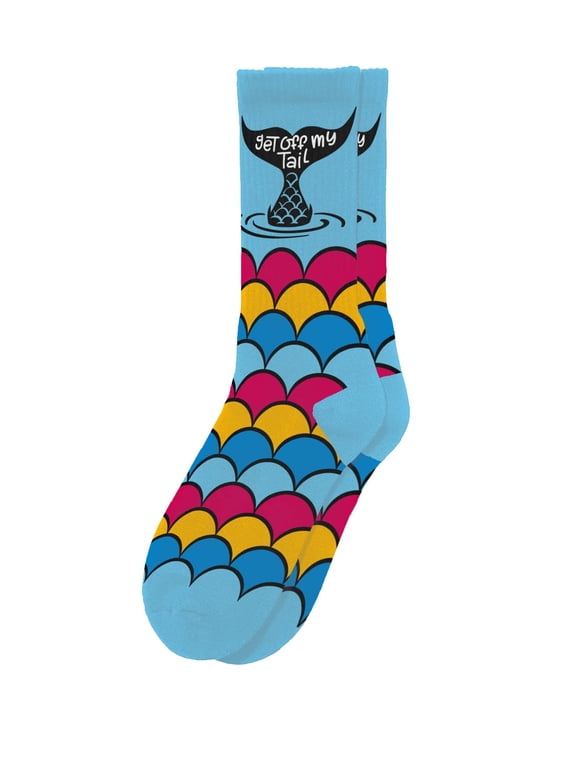 Get Off My Tail Socks - Novelty Unisex Sock Set, Fun Unique Design
