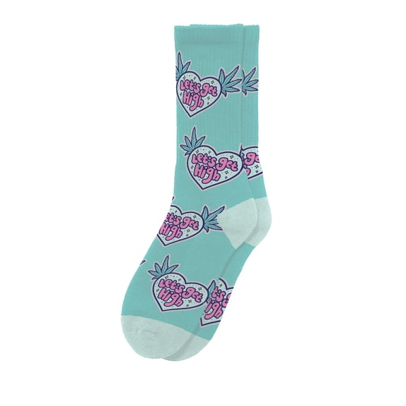 Sillies Socks Lets Get High Socks - Funny Novelty Adult Unisex Sock Set, Woven Art, Fun Unique Patterns And Designs