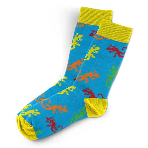 Sillies Socks Lizards Socks - Novelty Unisex Sock Set, Fun Unique Designs
