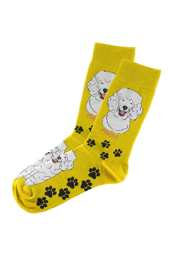 Poodle Socks - Novelty Unisex Sock Set, Fun Unique Designs