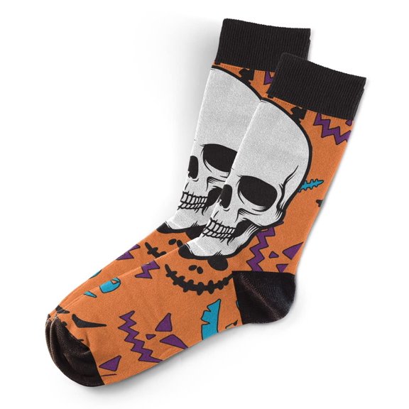 Sillies Socks Skulls Socks - Novelty Unisex Sock Set, Fun Unique Designs