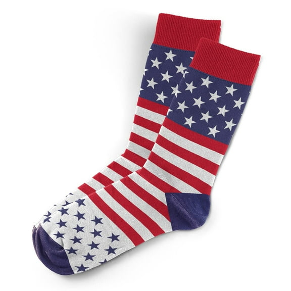 Sillies Socks Stars And Stripes Socks - Funny Novelty Unisex Sock Set, Woven Art, Fun Unique Patterns And Designs