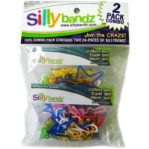 Silly Bandz Authentic Officially Licensed MIXED LOT of 10 SEALED PACKS bands