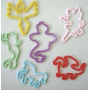 Silly Bandz Colorful Bracelets in Silicone, 24 Pack