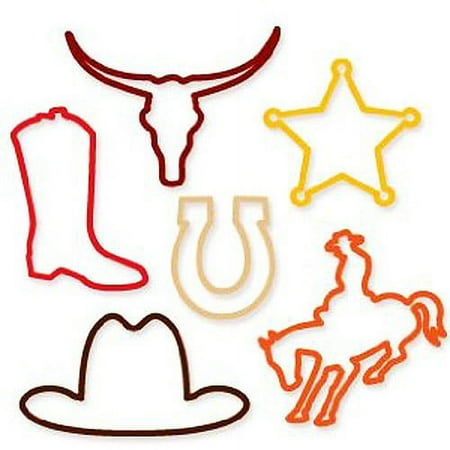Silly Bandz Wild West Shapes, 48 Count