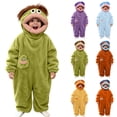 thumbnail image 1 of Silly Big Mouth Monster Onesie, Funny Big Mouth Monster Onesie Pajamas, Soft Plush Loungewear Halloween Cosplay Dress Up Role Play Stage Costume Green 150, 1 of 5
