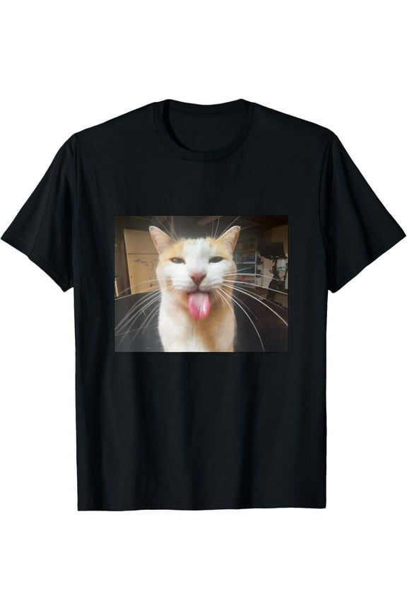 Silly Bleh Cat Meme T-Shirt TShirt
