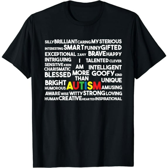 Silly Brilliant Caring Autism Awareness Autistic Warrior T-Shirt