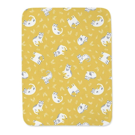 Silly Cats Pattern Blanket -Image by Shutterstock,