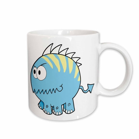 3drose, Silly Chomper Pet Monster Cartoon, 11oz Mug
