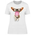 thumbnail image 1 of Silly Dog Chewing Gum T-Shirt Women -Image by Shutterstock, Female 3X-Large, 1 of 2