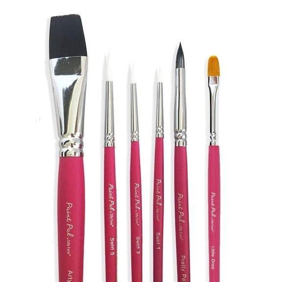 Silly Farm Paint Pal 6 Piece Brush Collection