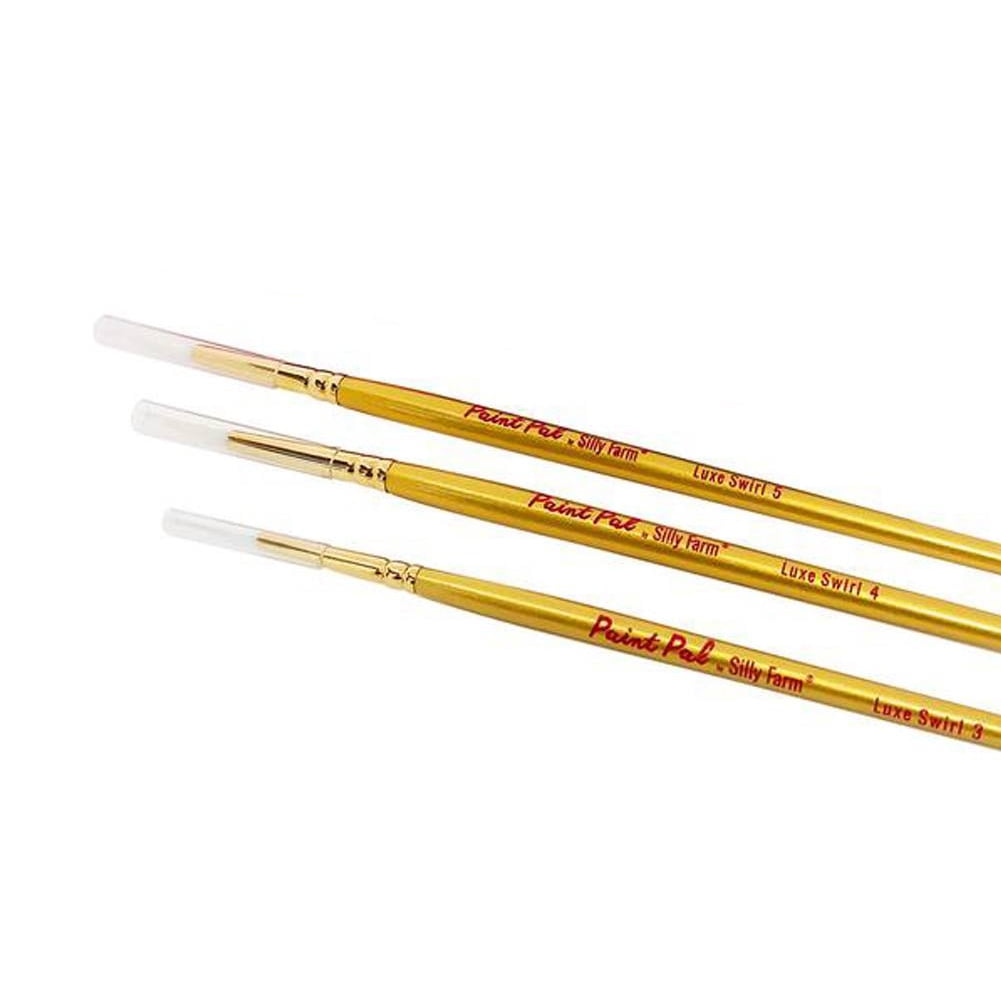 Silly Farm Paint Pal Luxe Swirl Brush Set (3 pieces)