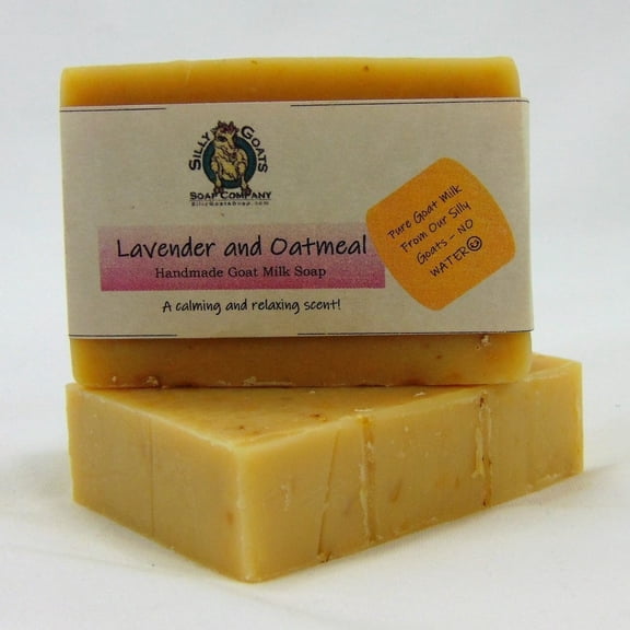 Silly Goats Soap Lavender & Oatmeal Bar Soap