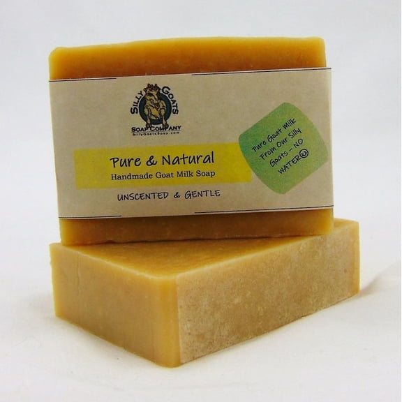 Silly Goats Soap Pure & Natural Unscented Bar Soap