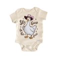 thumbnail image 1 of Silly Goose 1 Newborn Baby Bodysuit, 1 of 6
