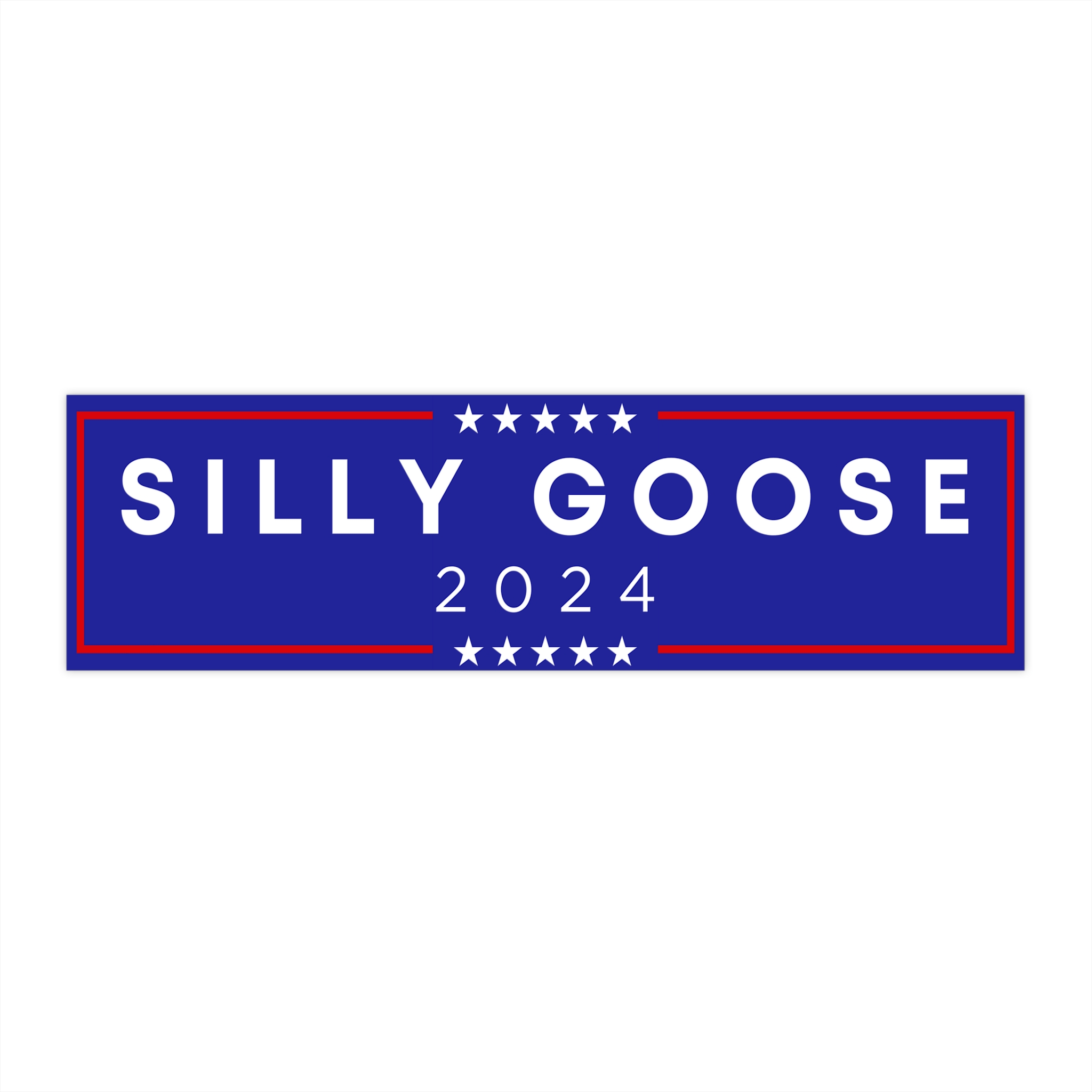 Silly Goose 2025 Funny Political Parody Bumper Sticker