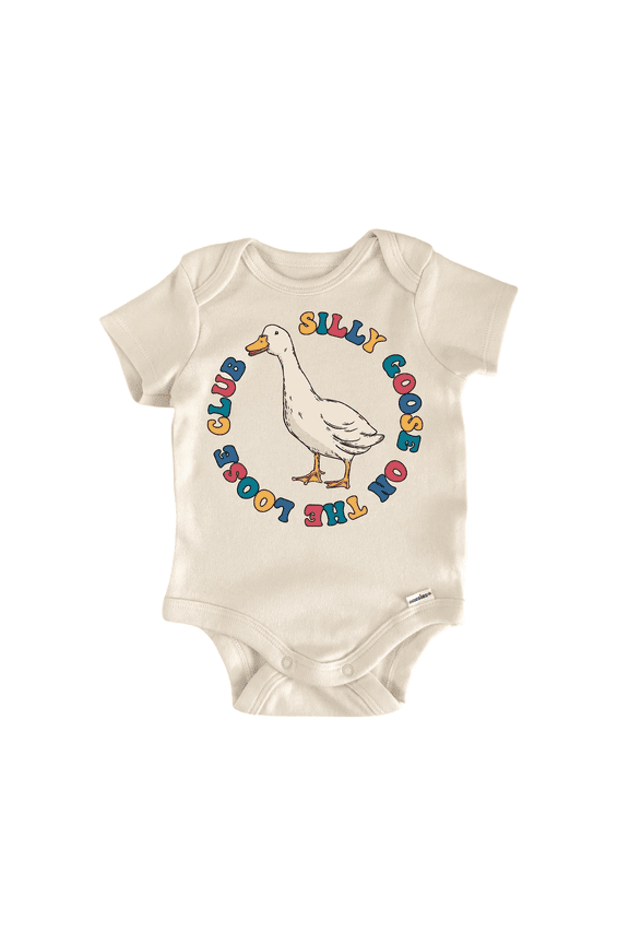 Silly Goose 4 Newborn Baby Bodysuit