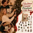thumbnail image 1 of Silly Goose Advent Calendar Acrylic Hanging Ornament Set 24 Piece | Holiday Ornaments Set, Reusable, Suitable for Christmas Trees, Christmas Wreaths, Christmas Gift Packaging Accessories, and Walls, 1 of 8