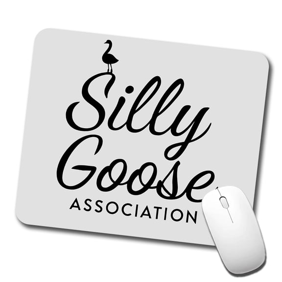 Silly Goose Association Cute Mouse Pad Low Profile Gaming Mat