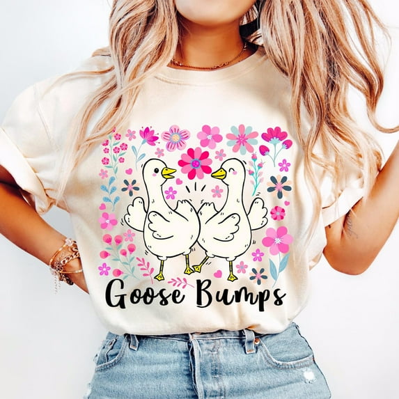 Silly Goose Bump shirt, Mama Goose shirt, Floral Goose shirt, Preppy Girly shirt, Funny Mama shirt, Sarcastic Goose shirt, Spring shirt, Boho Floral shirt
